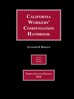 cover image of Herlick, California Workers' Compensation Handbook